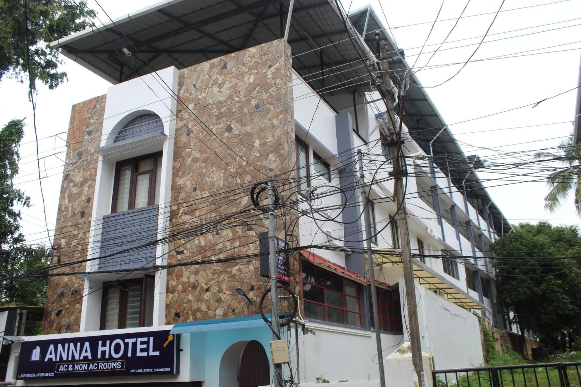 Anna Hotel Thiruvananthapuram Eksteriør billede